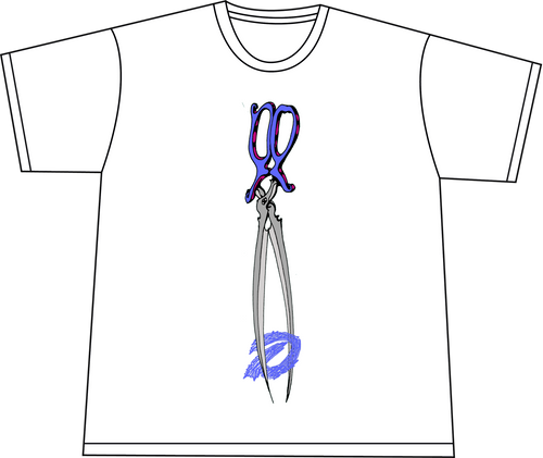 SCISSORS T SHIRT